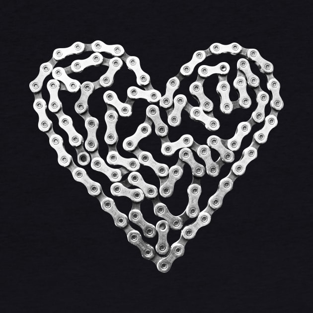 Bike Chain Heart by NeddyBetty